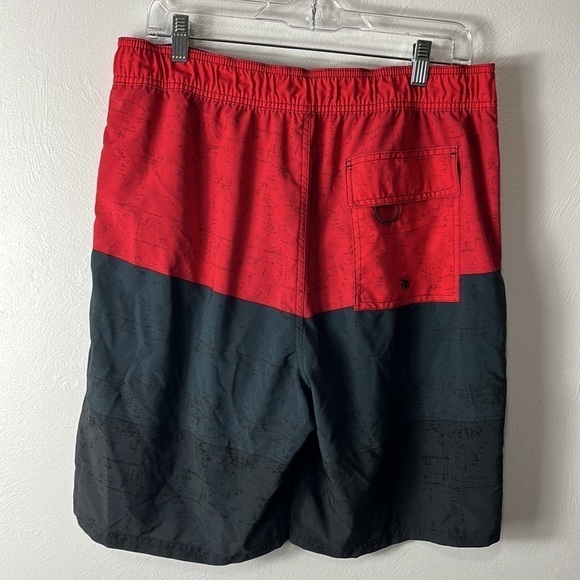 Spyder Swim Trunks Boardshorts Men's XL Red Black Mesh Lining Pockets Inseam 8.5 - Picture 13 of 15